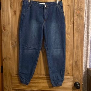Ladies Paper-bag Jeans Size 12